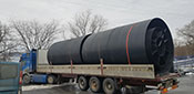 Horizontal plastic tanks